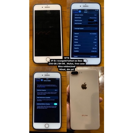 Iphone 8 Plus 256gb ex ibox