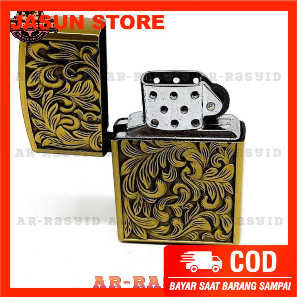 Bisa COD! Korek Api Roda Api Gas Motif Batik 3911