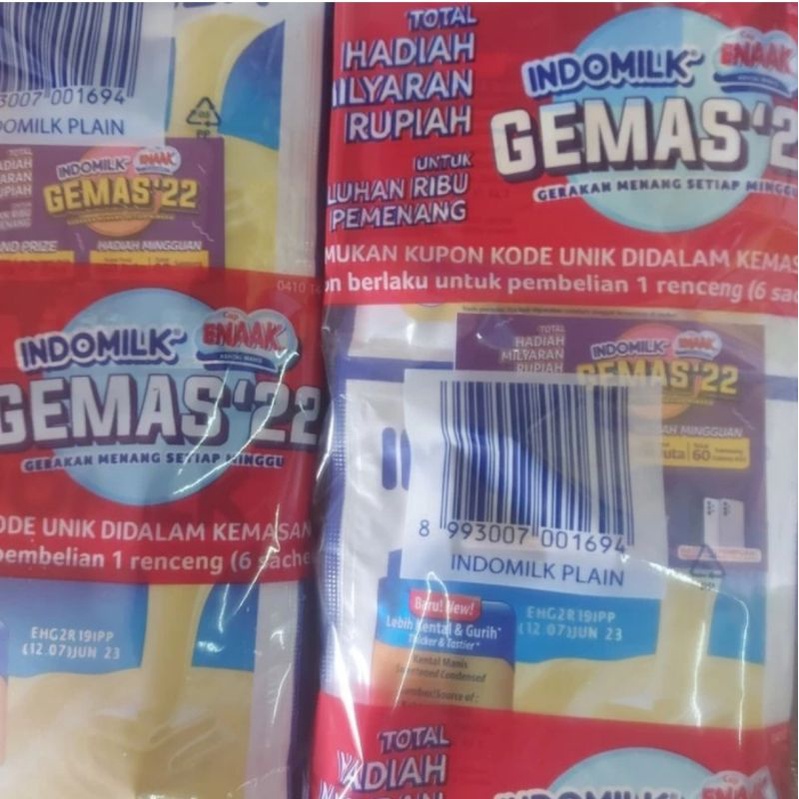 

Indomilk Sachet isi 6 pcs