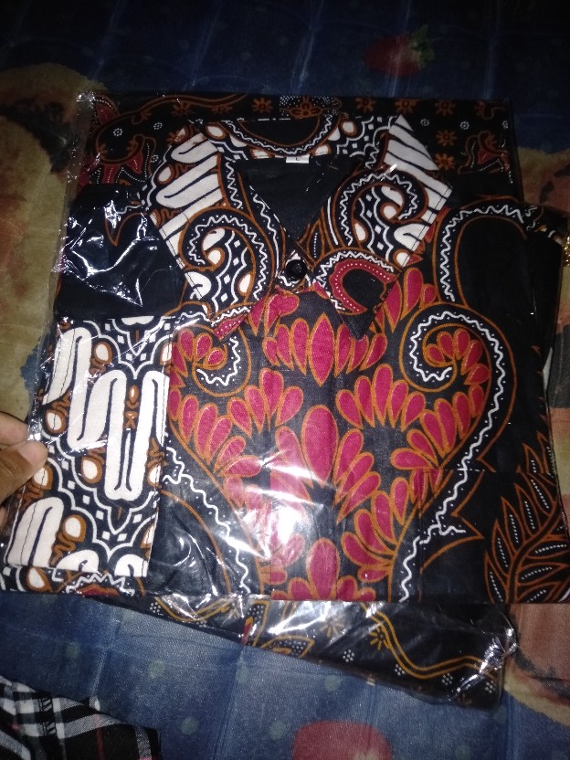 Maura Couple - Sania Ruffle Batik Couple Ori Ndoro Jowi Dnt Garansi Termurah  2593