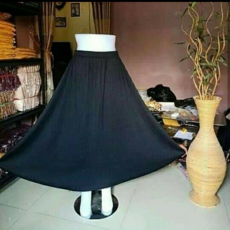 HZ  ~ ROK PANJANG PLISKET / ROK RREMPEL KECIL/ ROK PRISKET-7