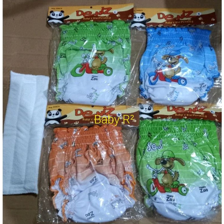 Clodi/popok celana yg bisa dicuci ulang+isi nya