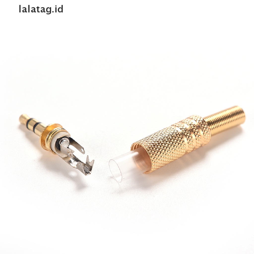 (Flyag) 1pc Adapter Konektor Jack Audio TRS 3.5mm 1 / 8 &quot;Stereo Male Lapis Emas  (ID) Buku Novel Dewasa Dalam Bahasa Mandarin