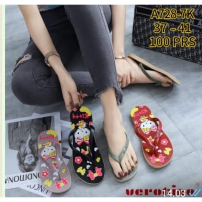 Sandal impor jepiit jelly exclusive Verotino bisa utk ke Mall cantik &amp; imut