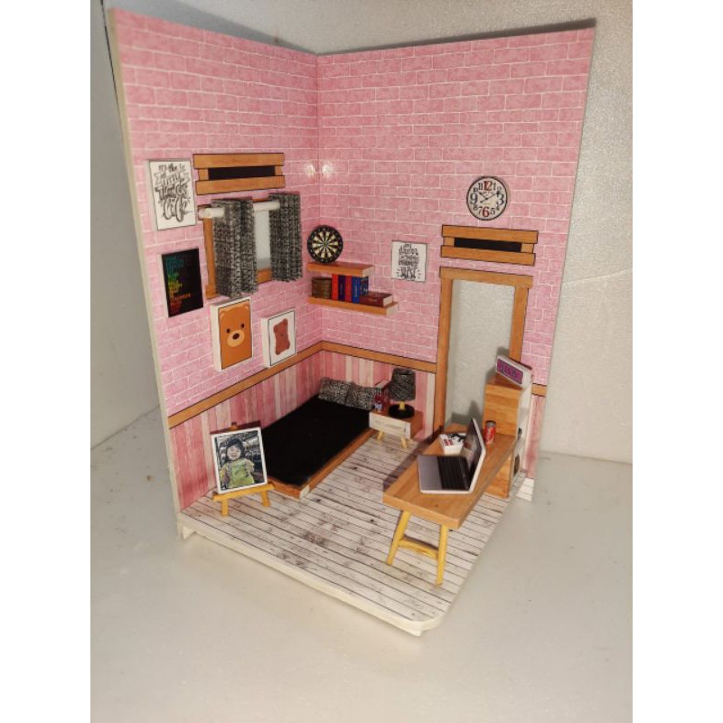 Aquarium ikan cupang unik kamar kost cewek imut keren kekinian