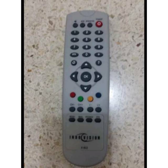 REMOTE/REMOT RECEIVER PARABOLA TOP TV ATAU INDOVISON ORIGINAL