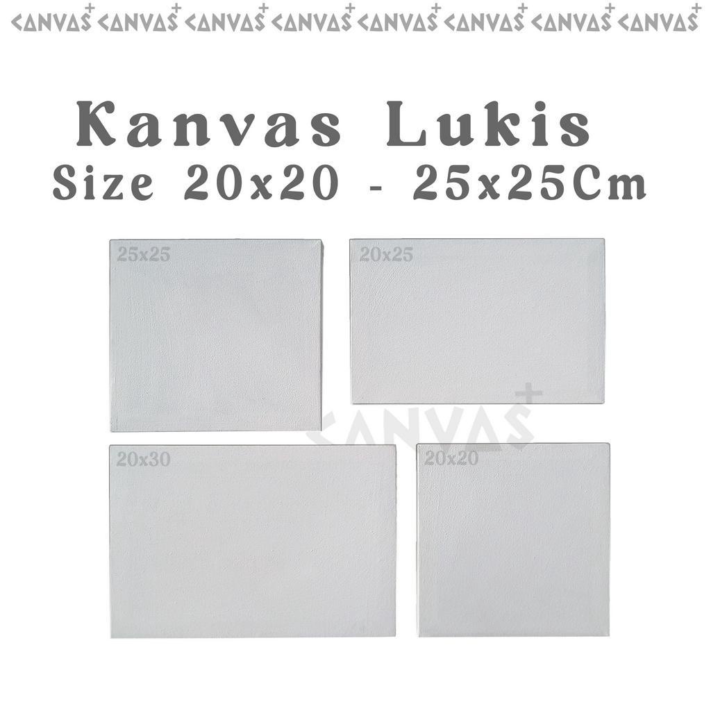 

Kanvas Media Lukis Ukuran 20x20Cm - 20x25Cm - 25x25Cm - 20x30Cm Stretched