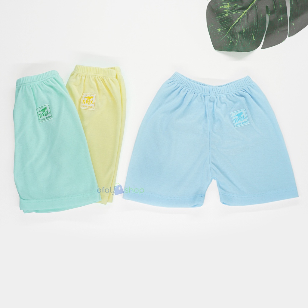 3 pcs celana pendek bayi anak merk tirex