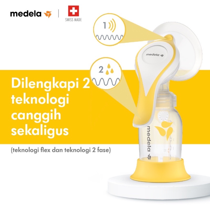 Pompa ASI | Medela Harmony Flex Manual Breast pump | Breast Pump - 2 Phase Expression