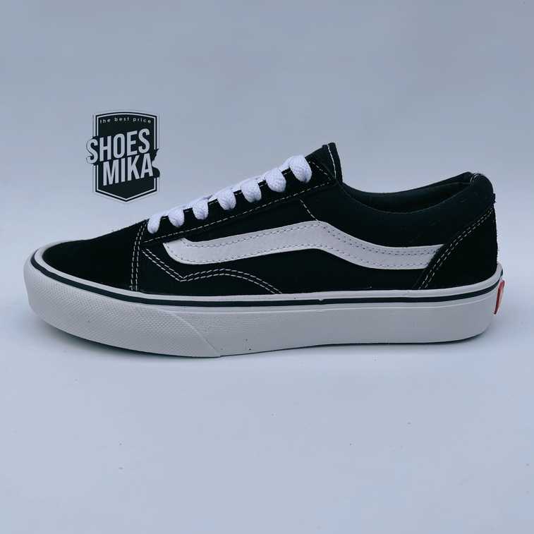 Sepatu Vans Oldskool Black White Premium