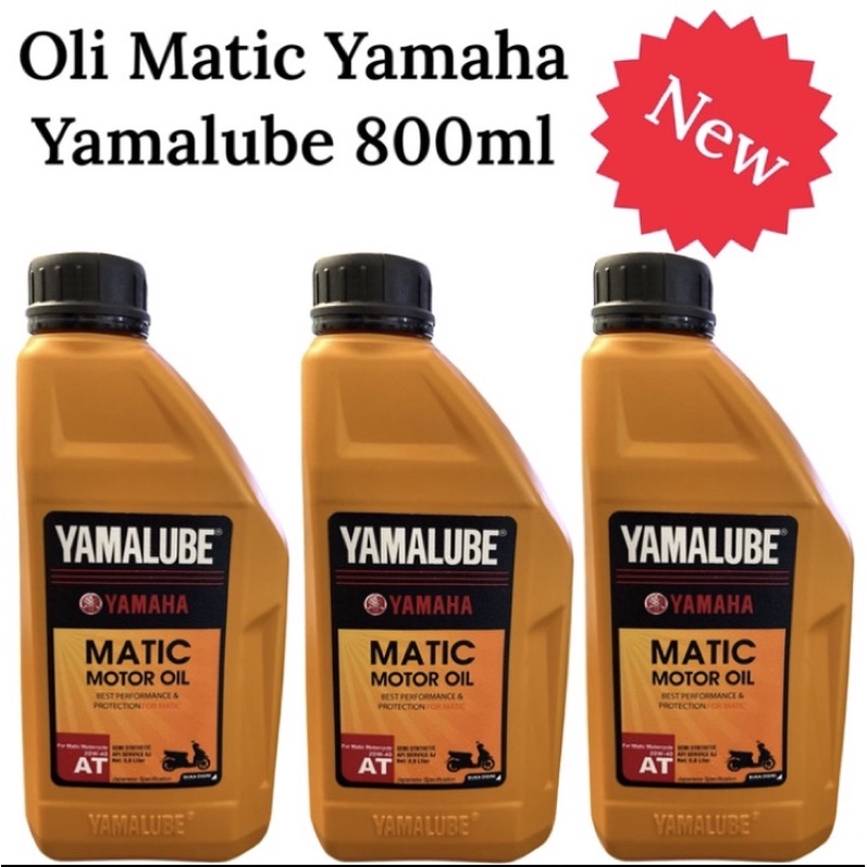 OLI YAMALUBE MATIC SEMI SYNTHETIC 20W-40 AT API SJ 800ML 0.8L