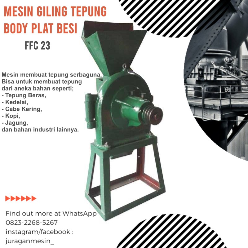 Mesin Penepung Gilingan Tepung FFC23 Giling Bubuk Powder Grinder Mesin Giling Tepung FFC 23