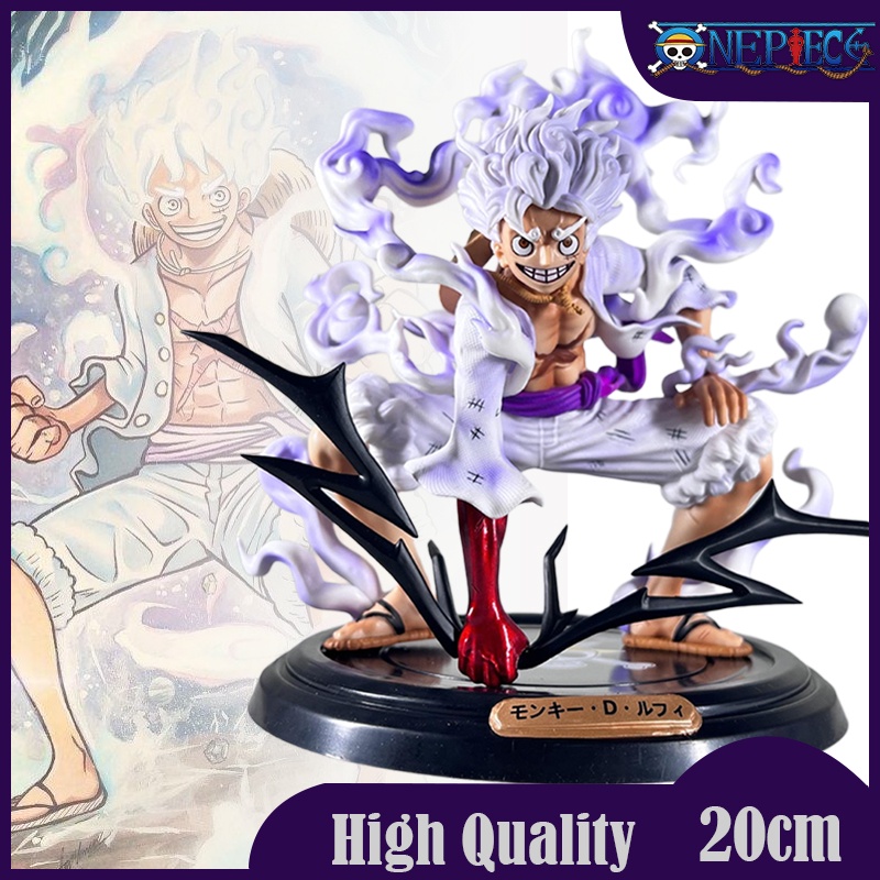 Mainan Action Figure Anime One Piece Luffy Gear 5 Joy Boy Sun God Nika Luffy 20cm Bahan PVC Untuk Koleksi