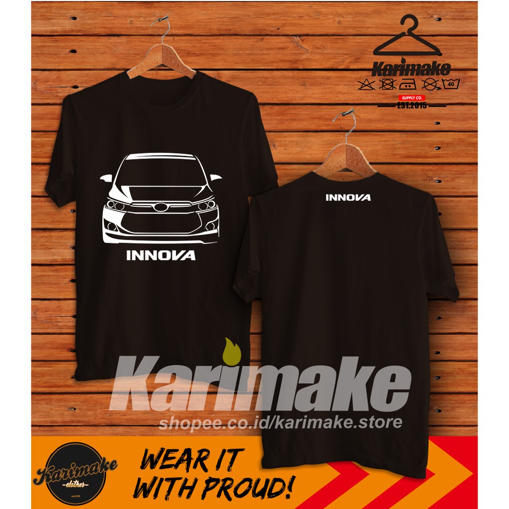  Kaos  Baju  Mobil  Toyota Kijang Innova  Reborn Kaos  Otomotif 