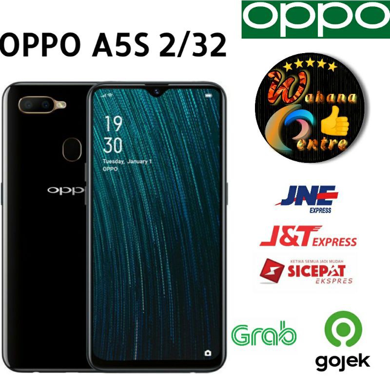 HP OPPO A5S 2/32 GB - OPPO A5S RAM 2GB ROM 32GB GARANSI RESMI
