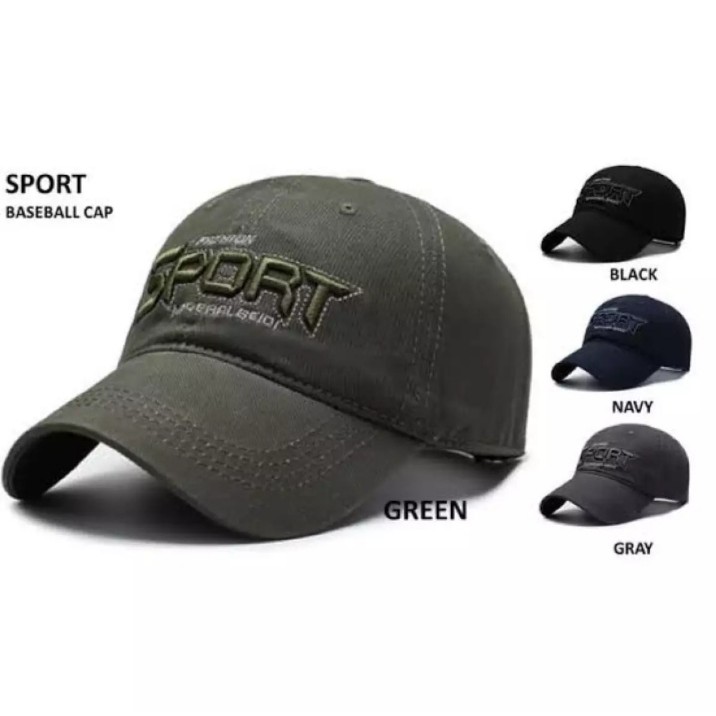 HARGA BANTING - TOPI LOGO SPORT MURAH PRIA WANITA KEREN ( COD )