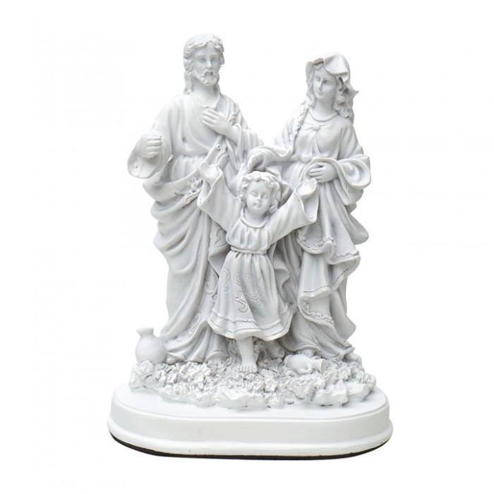 Patung Keluarga Kudus Italy Putih Polos 20cm  Patung Rohani