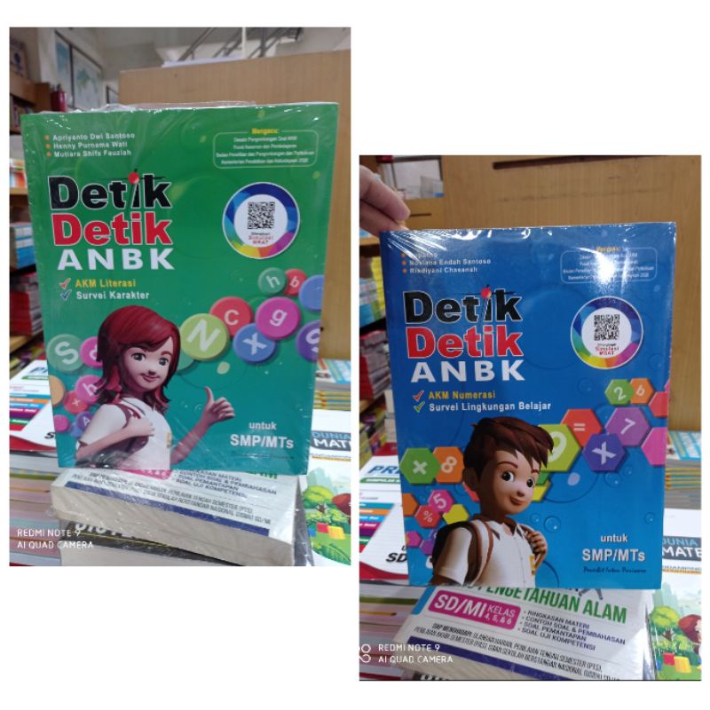[Intan Pariwara] OBRAL Buku Detik - Detik ANBK SMP / MTS AKM Literasi Numerasi  2022 / 2023 Intan Pa
