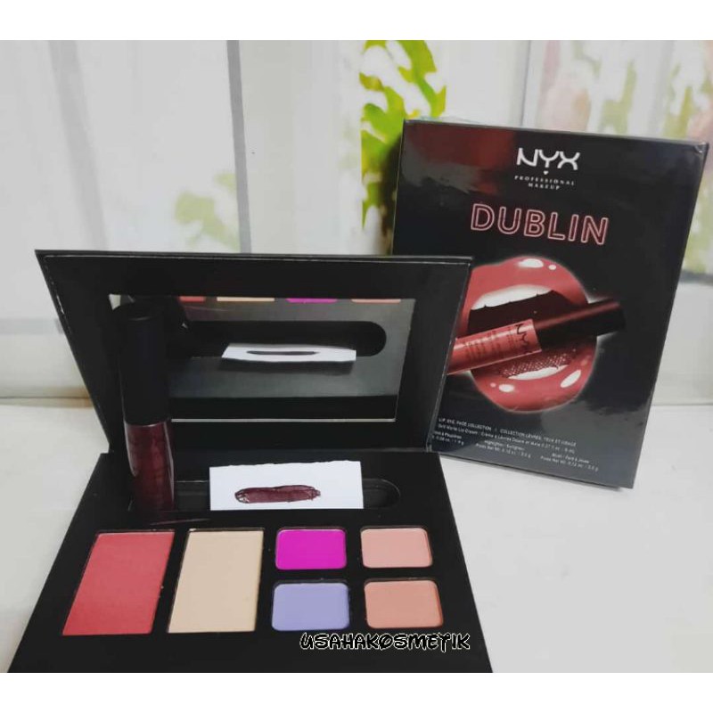 PROMO PERPAK !! PAKET MAKE UP N.Y.X 3IN1 DUBLIN/ LONDON