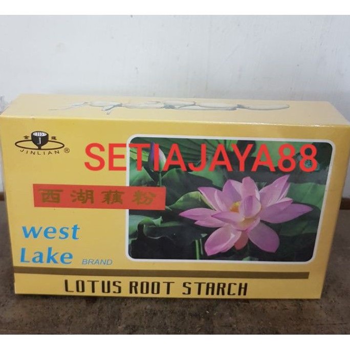 

LOTUS ROOT STARCH WEST LAKE BRAND/SERBUK AKAR TERATAI/LIEN AU FEN