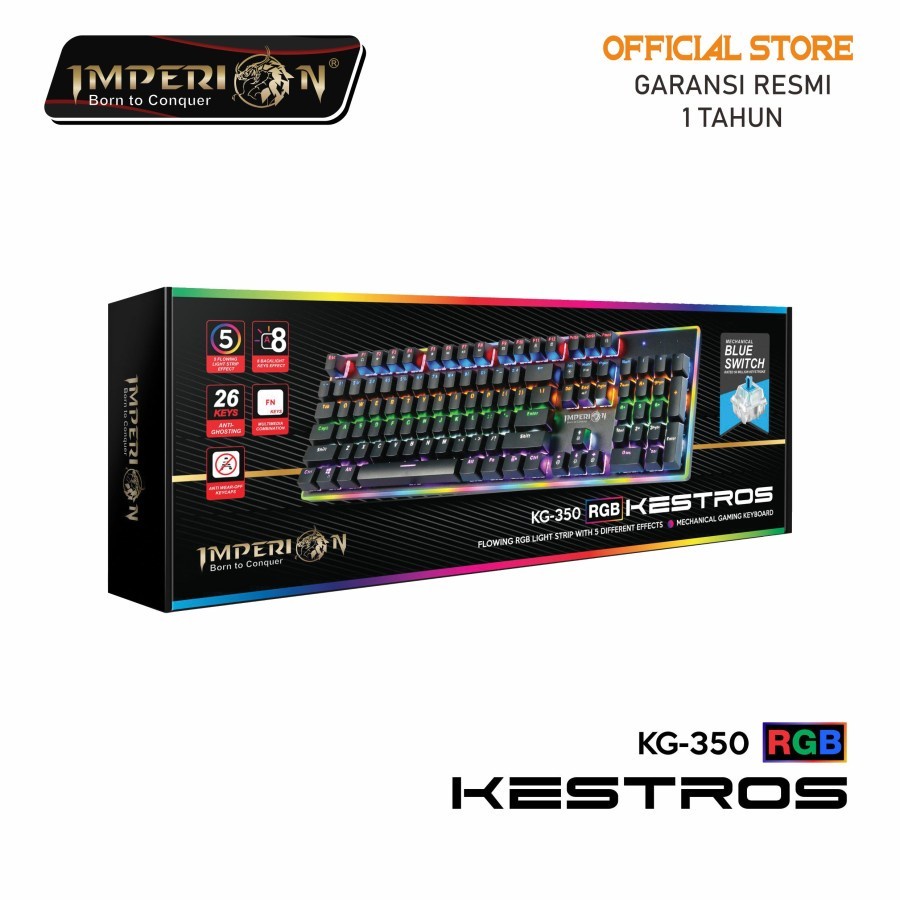 Keyboard Gaming Imperion Kestros KG-350 Mechanical, RGB