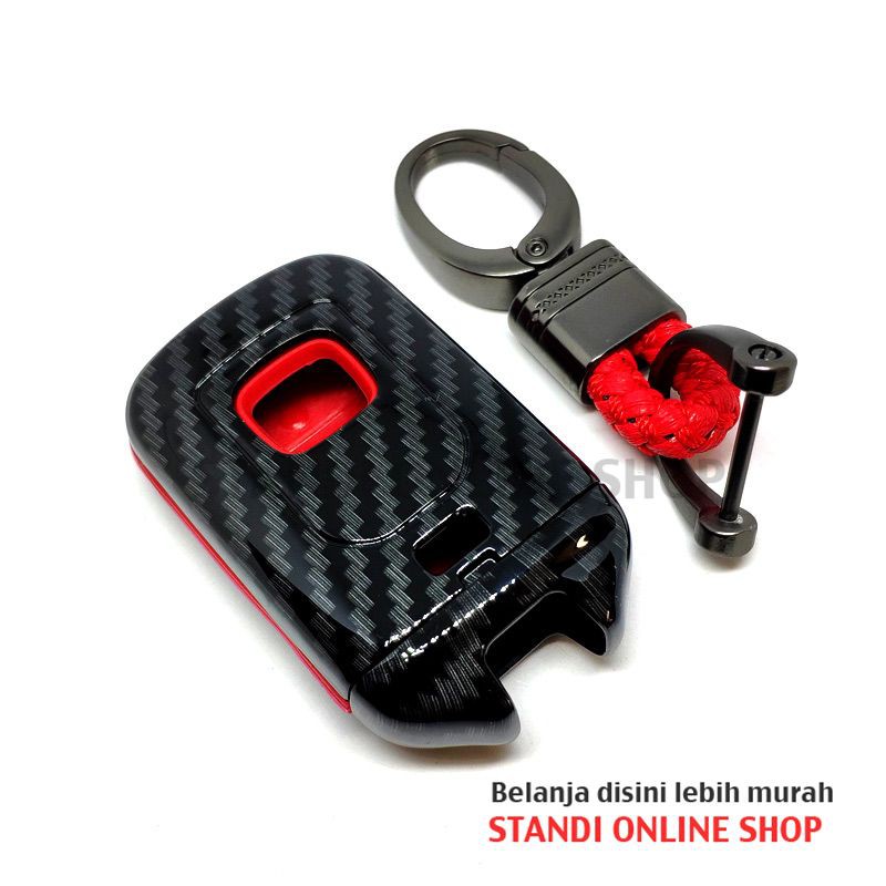 Cover Smartkey Sarung Kunci Remote Smartkey Honda CRV CR-V Turbo Merah