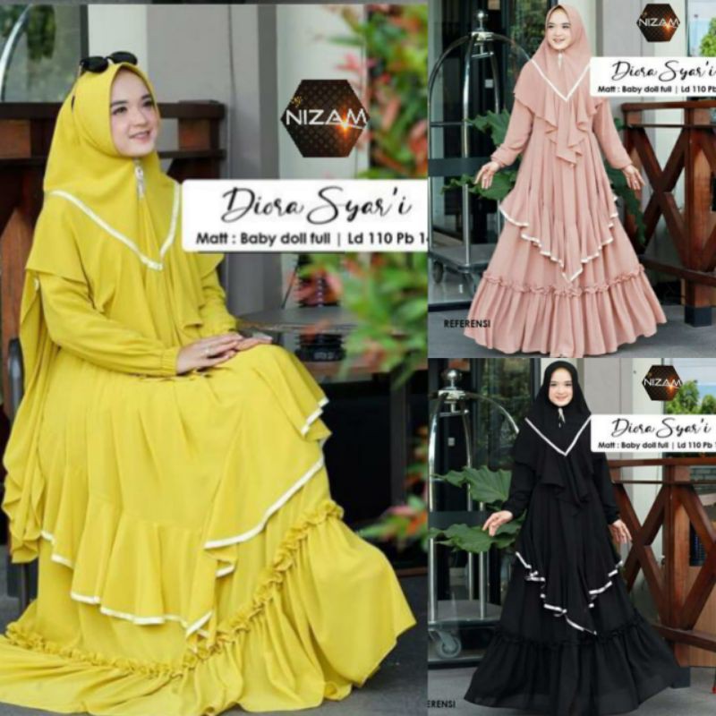 diora syari gamis muslim by nizam