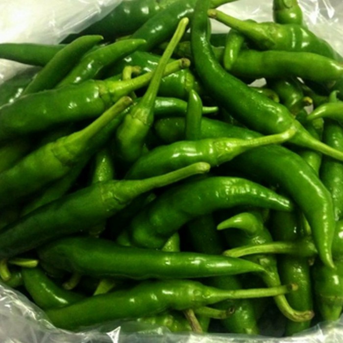 

LOLA Langsung Order Langsung Antar Cabai Cabe Hijau Besar Big Green Chili 100 gr