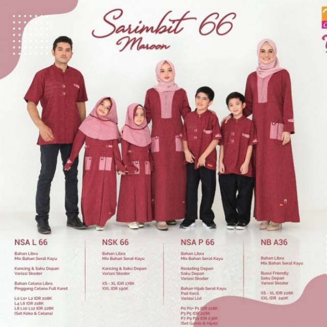 Sarimbit 66 Gamis Nibras NB A36
