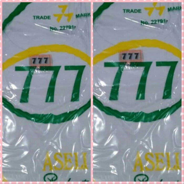 KAOS SINGLET 777 / KAOS KUTANG 777/ SINGLET PRIA 777 GROSIR MURAH BAHAN BERKUALITAS TINGGI