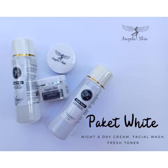 Paket Whitening Angela skin
