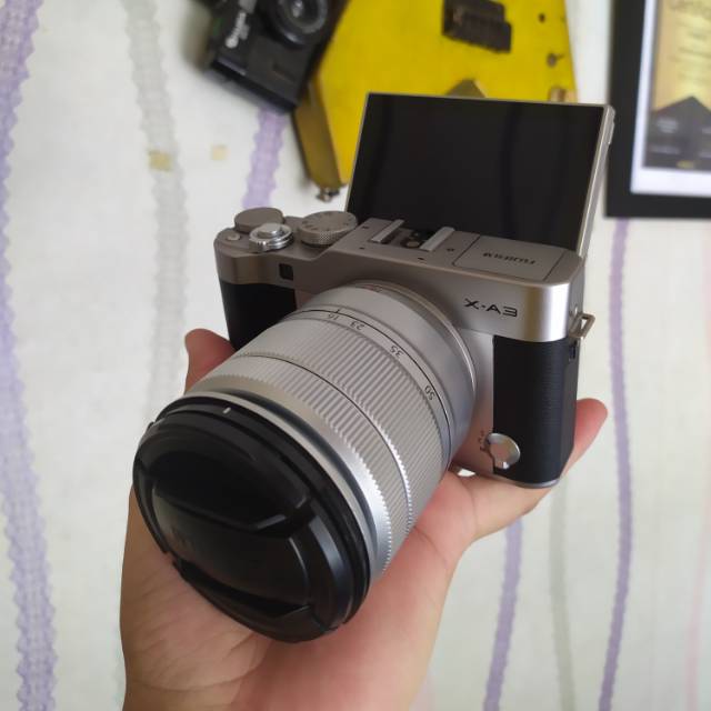 MIRRORLESS FUJIFILM XA3 lensa 1650mm MULUS kamera vlog fuji xa3