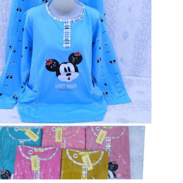 ♣ Set Piyama Pp Import tessa / Piyama Kaos Import / Pp piyama wanita Dewasa ➾