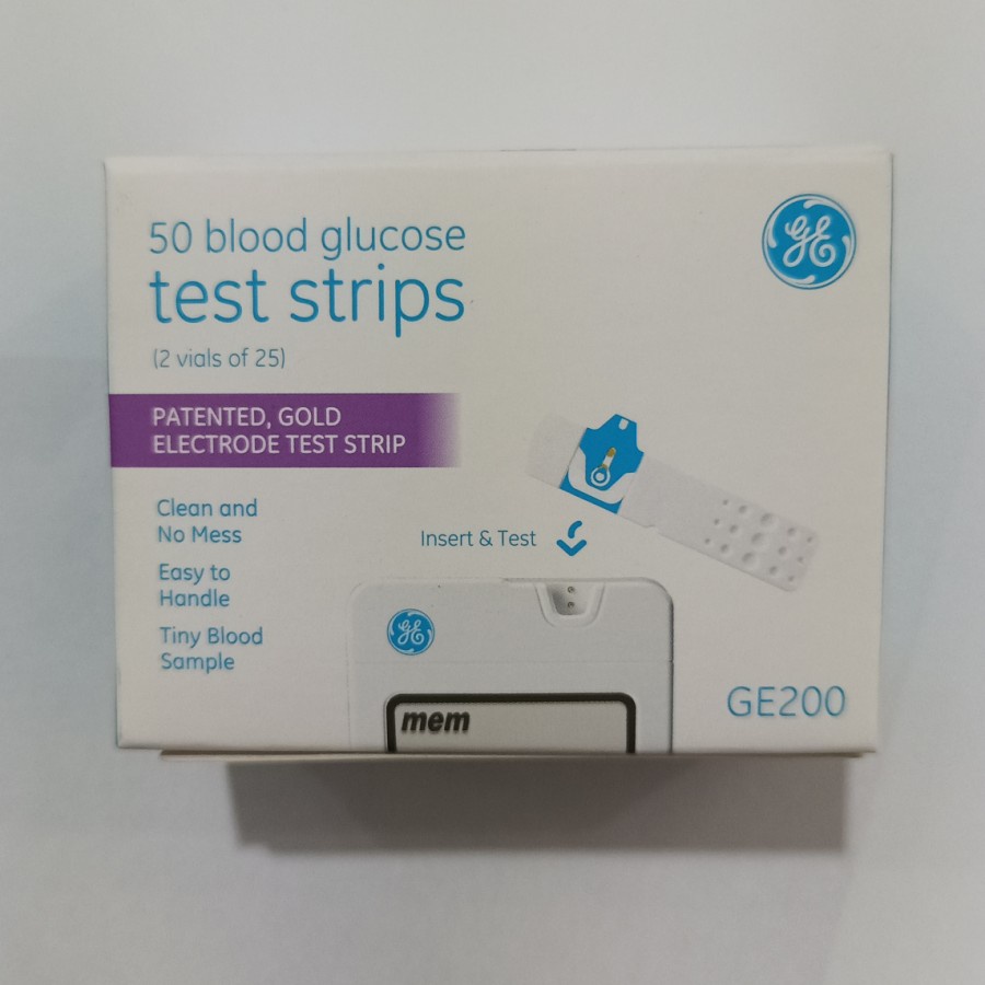 Test Strip Alat Cek Gula Darah GE 200 isi 50