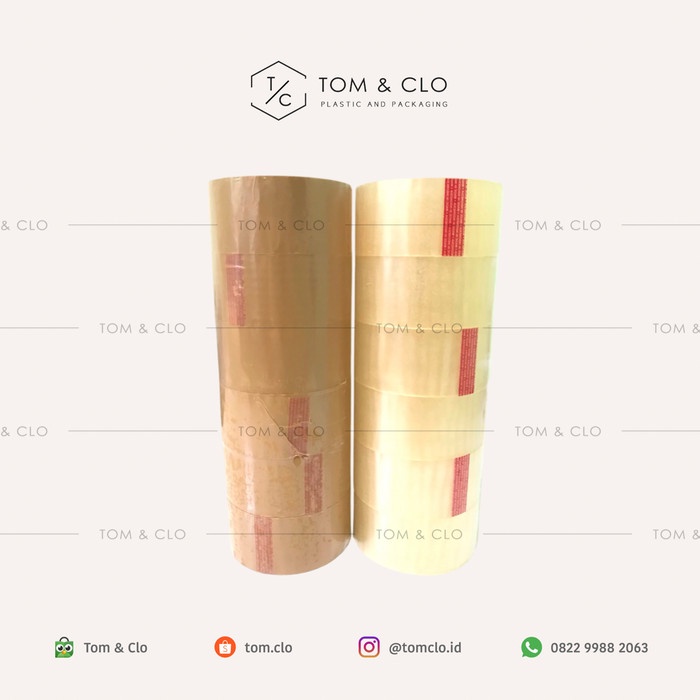 

Wow Promo! Lakban Nachi Murah 2 Inch X 100 Yard 1 Selop ( 6 Roll ) Murah