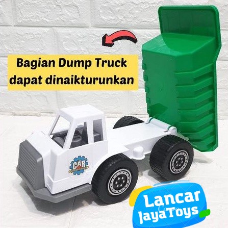 Mainan Truck Sampah - Mainan Mobil Truk Angkut Sampah - Mainan Dump Truck Sampah AK34