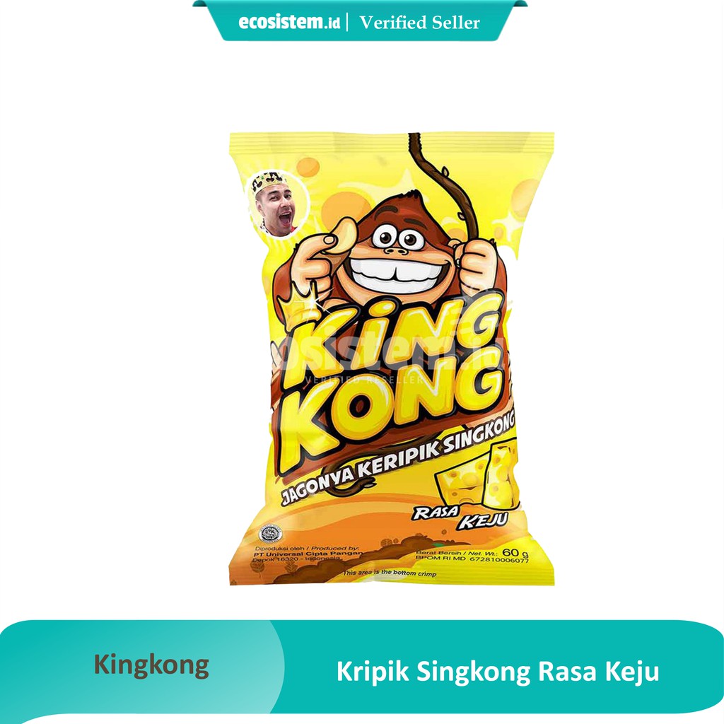 

Kingkong Kripik Singkong Rasa Keju