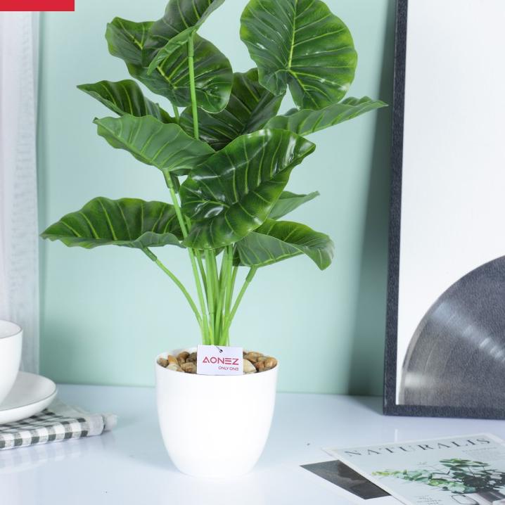 ⚡️9.9 Promo Brand⚡️ Aonez Artifical Flower  Bunga Simulasi Bunga Buatan 12 tangkai Daun Penyu dengan