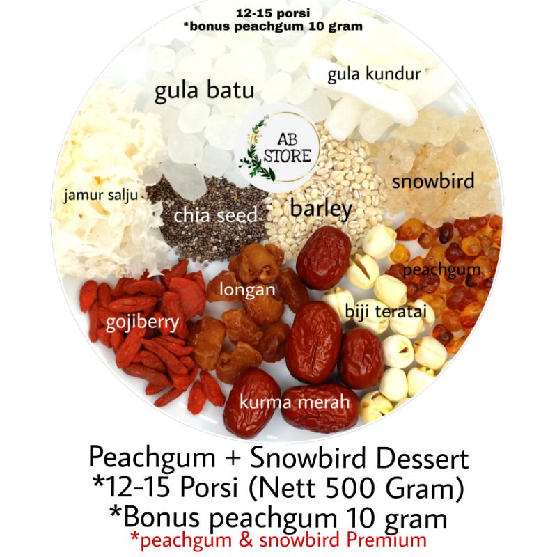 

abstore *Paket Peach gum + Snowbirdnest BIGGER
