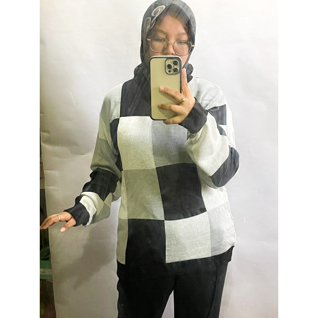 blouse rajut premium CHESS pasion wanita