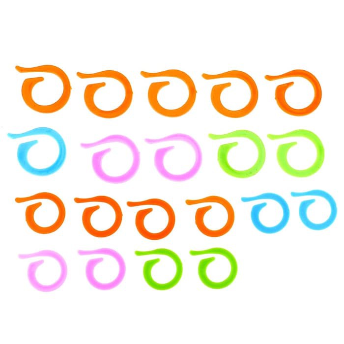 Crochet Locking Stitch Markers 2 Size (20pcs)