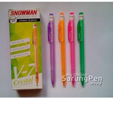 

Terbaik! Pen / Ballpoint Snowman V-7 ン