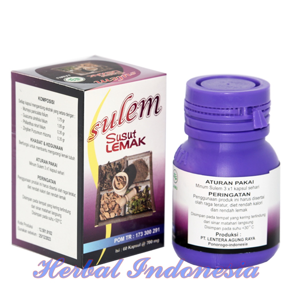 Herbal Pelangsing Susut Lemak SULEM Herbal Diet