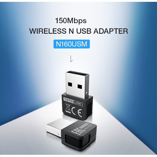 Usb wi-fi totolink 150Mbps wireless adapter n160usm - Wifi usb2.0 dongle toto link