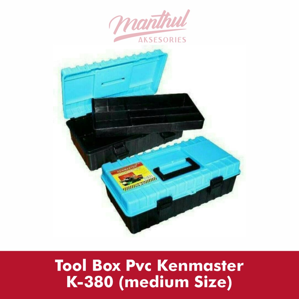 TOOL BOX PVC KENMASTER K-380 (MEDIUM SIZE)