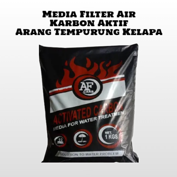 Karbon Arang Aktif Filter Air Media Penjernih Air 1 kg