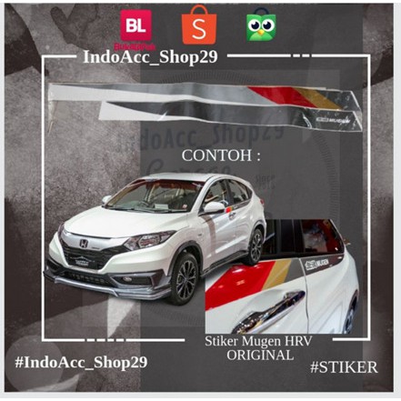 Stiker Mugen HRV ORIGINAL
