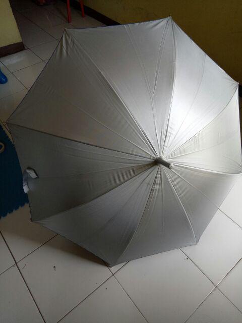Payung Tongkat Silver Payung Promosi Payung Polos