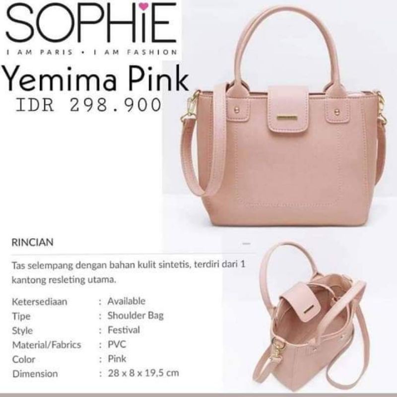 TAS YEMIMA PINK SOPHIE PARIS