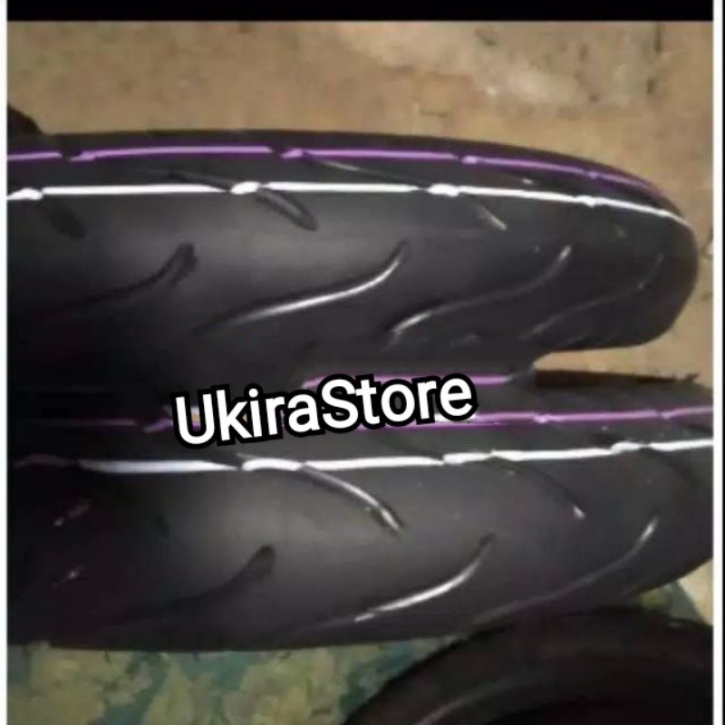 Sepasang ban tubles MICEHLIN, ukuran 70-90 80-90 ring 14